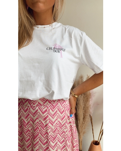 Gossip CALIFORNIA SUN T-SHIRT Wit