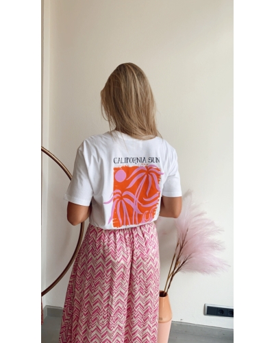 Gossip CALIFORNIA SUN T-SHIRT Wit