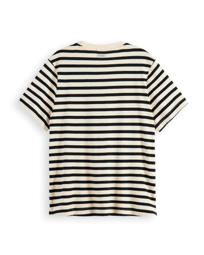 STRIPED REGULAR-FIT ORGANIC COTTON