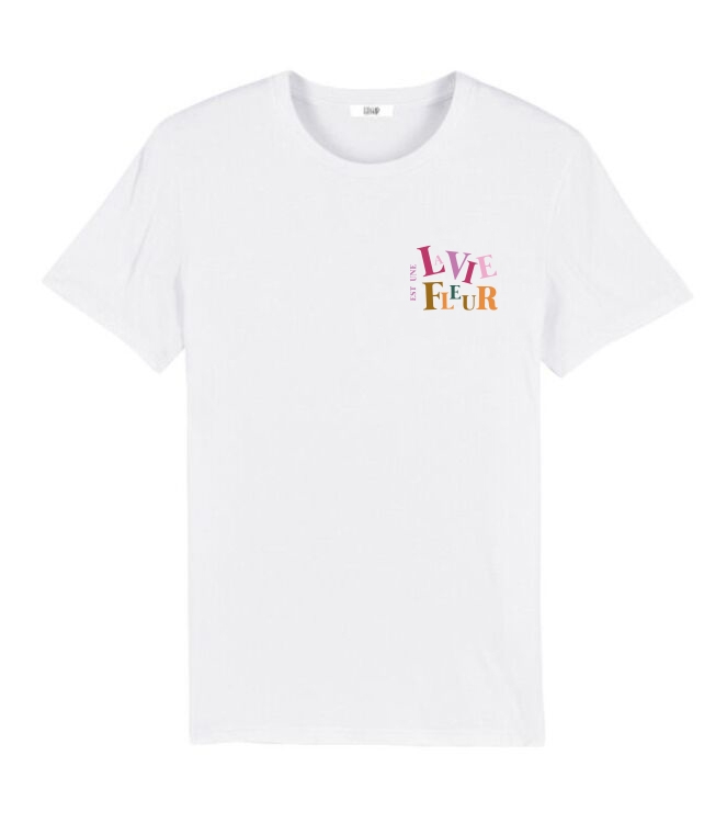 T-SHIRT LA VIE EST UNE FLEUR