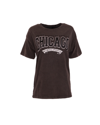 T-SHIRT CHICAGO WASHED GREY