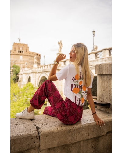 Gossip T-SHIRT LA DOLCE VITA WIT