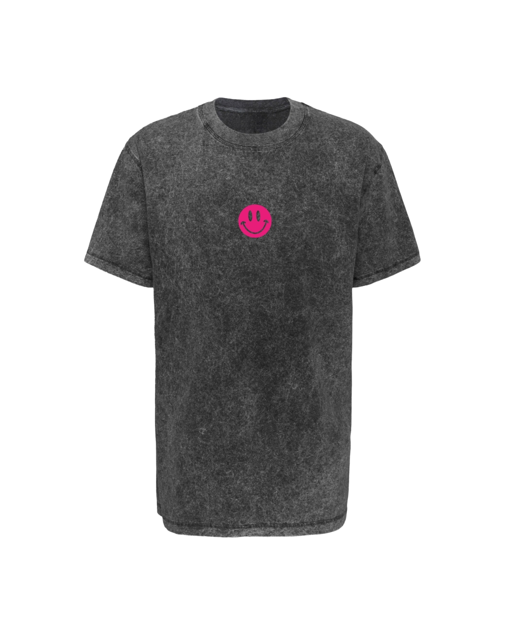 T-SHIRT SMILEY ANTRACIET
