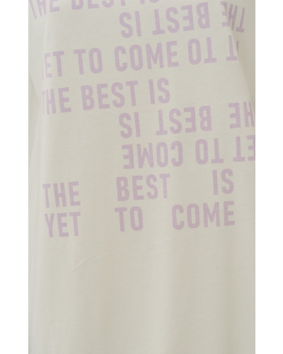 YAYA WIT T-SHIRT MET TEKST