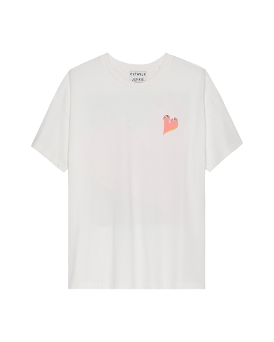 Catwalk Junkie CATWALK JUNKIE TS LOVE IS ALL ECRU