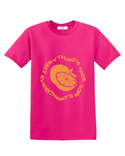 T-SHIRT EVERYTHING ORANJE PRINT