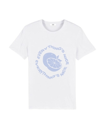 T-SHIRT EVERYTHING BLAUW PRINT