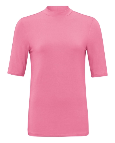 TOP MET HOGE HALS ROZE