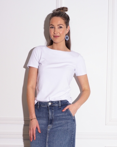 T-SHIRT MET BOOTHALS WIT