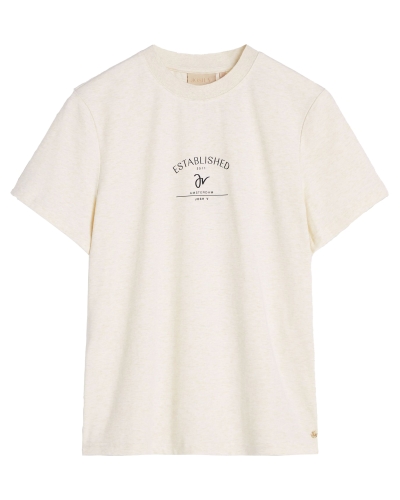 T-SHIRT DORIE SIGNATURE ECRU