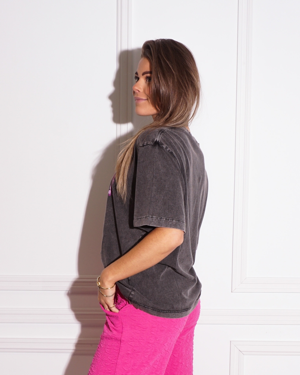 T-SHIRT MAGGY GRIJS
