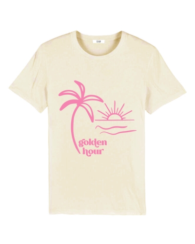 T-SHIRT SUNSET BEIGE/ROZE