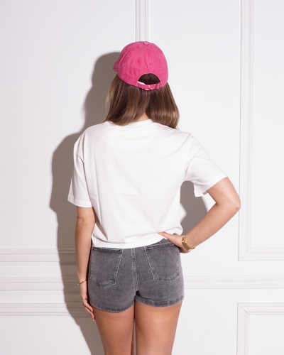 CROPPED SHIRT LOGO WIT