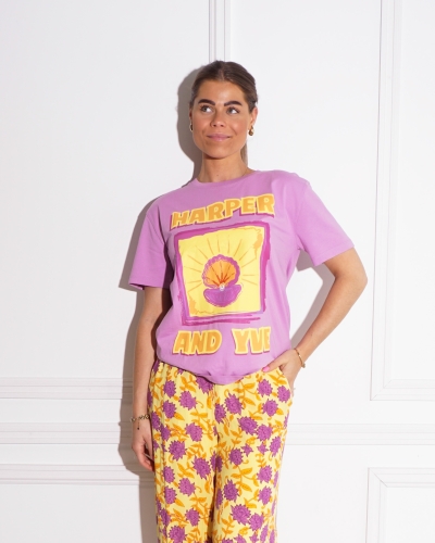 Harper & Yve SHIRT SHELL PAARS GEEL