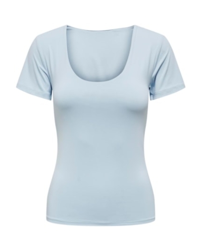 TOP EA SS BLAUW
