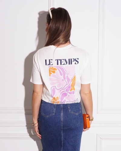 T-SHIRT LE TEMPS WIT