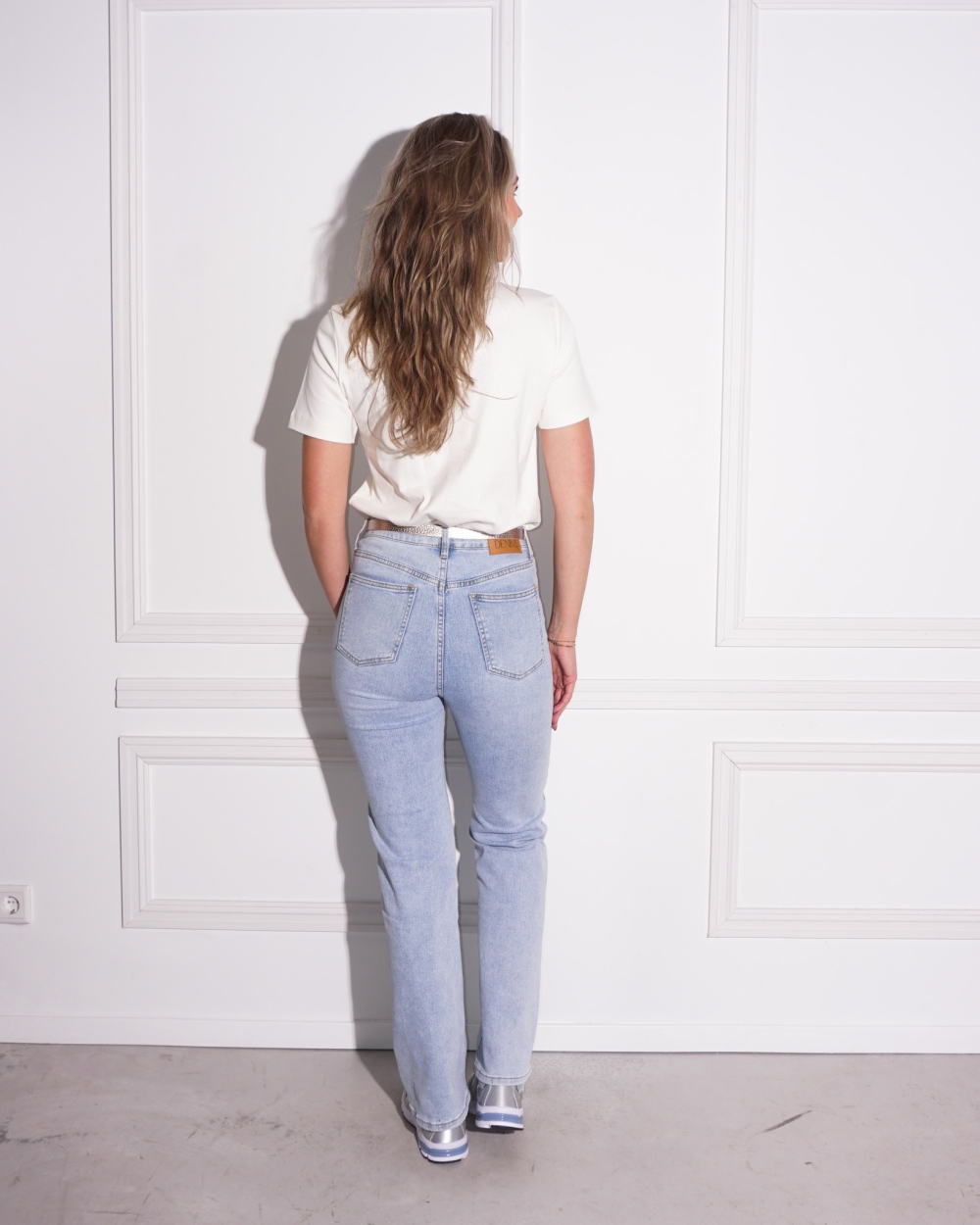 T-SHIRT KORTE MOUWEN WIT