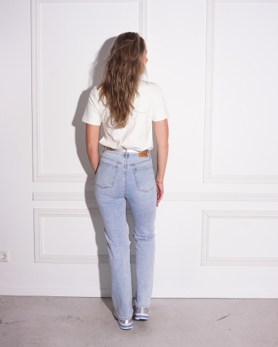 T-SHIRT KORTE MOUWEN WIT