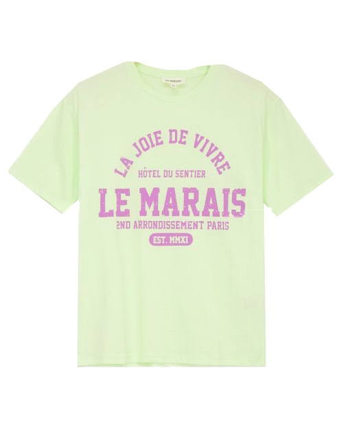 T-SHIRT LE MARAIS LIME