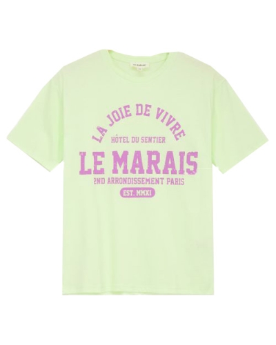 T-SHIRT LE MARAIS LIME