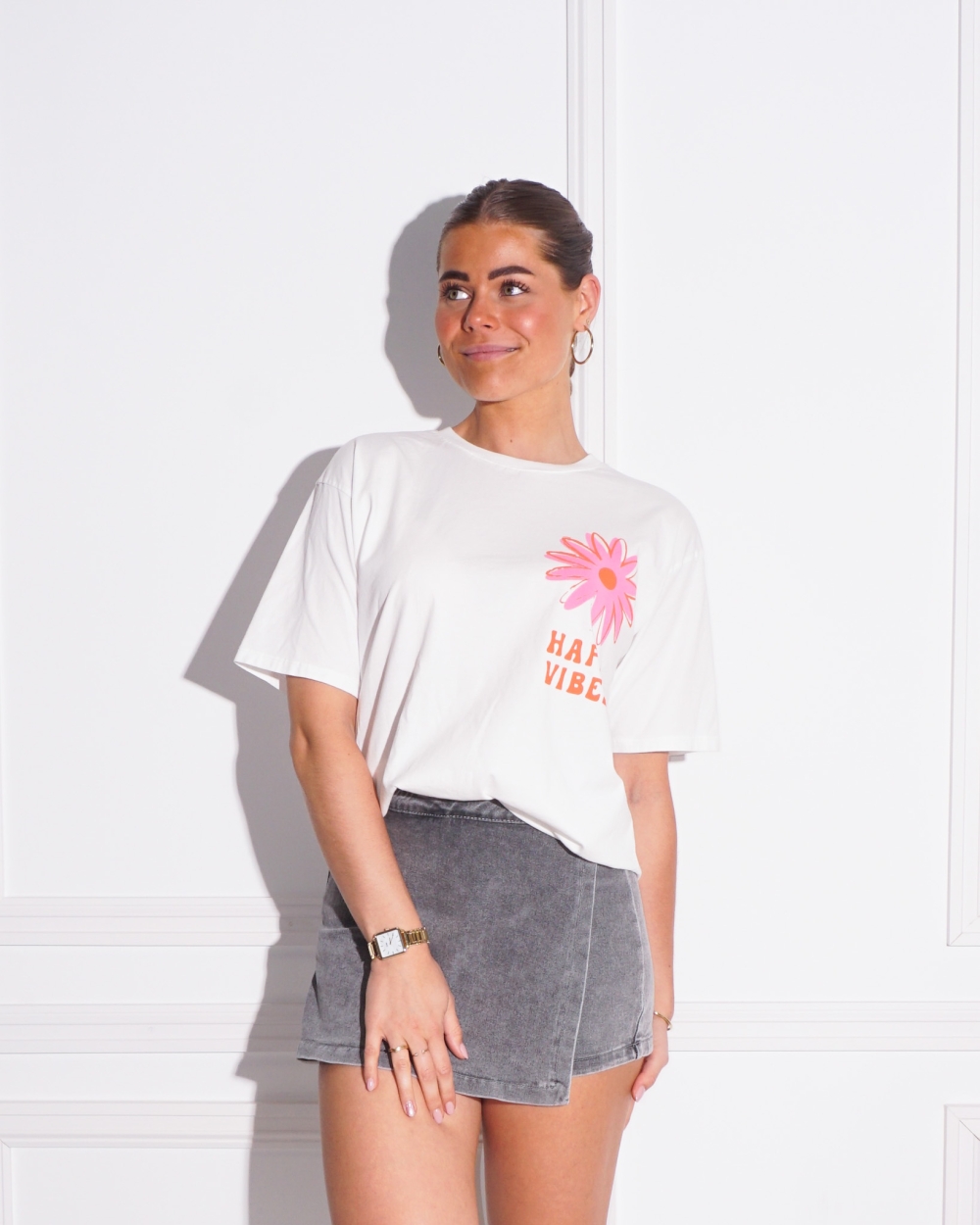 T-SHIRT HAPPY VIBES WIT