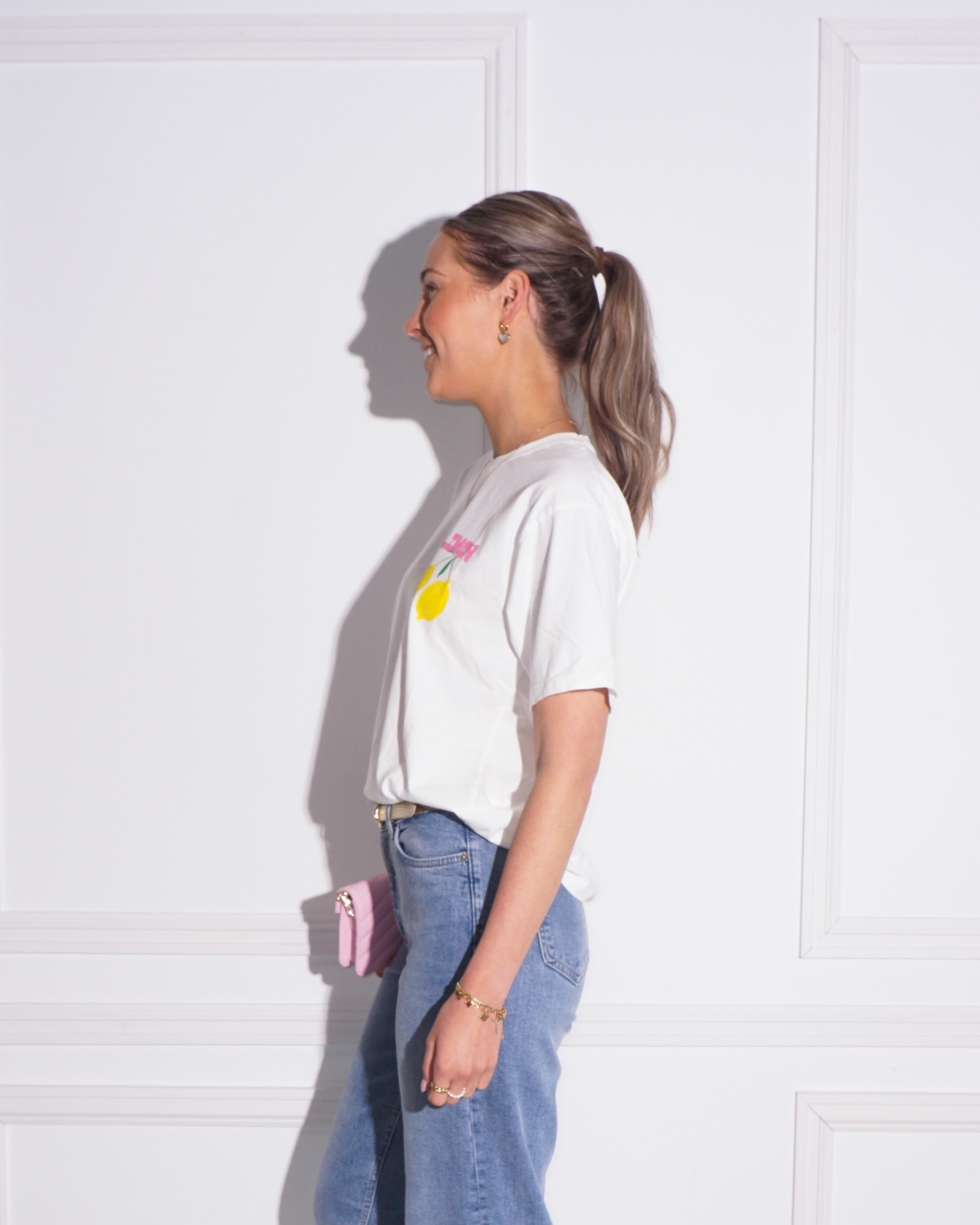 T-SHIRT LIMONCELLO WIT