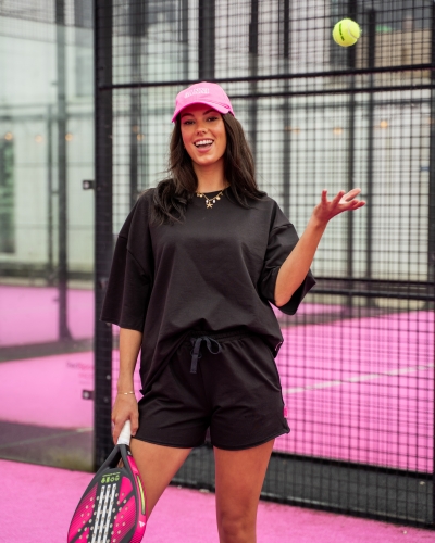 Gossip the Label T-SHIRT COMFY CLUB ZWART
