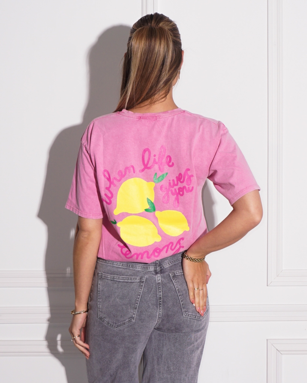 T-SHIRT LEMONS ROZE