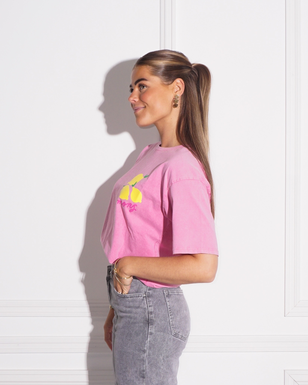 T-SHIRT LEMONS ROZE