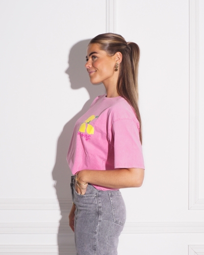 T-SHIRT LEMONS ROZE