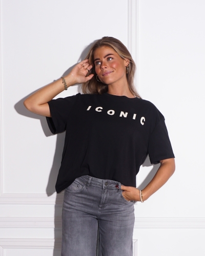 Gossip T-SHIRT ICONIC ZWART