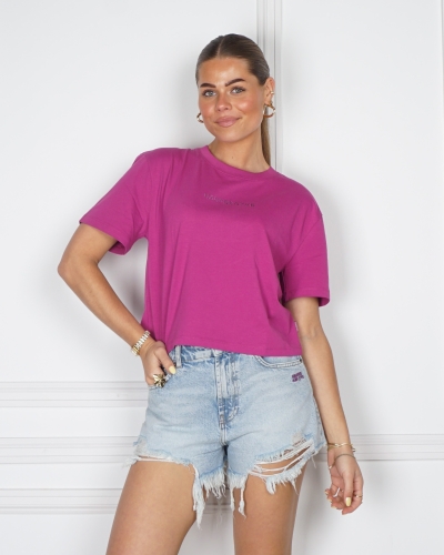 Harper & Yve CROPPED TSHIRT LOGO PAARS