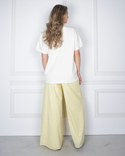 TROPICAL T-SHIRT ECRU MULTI