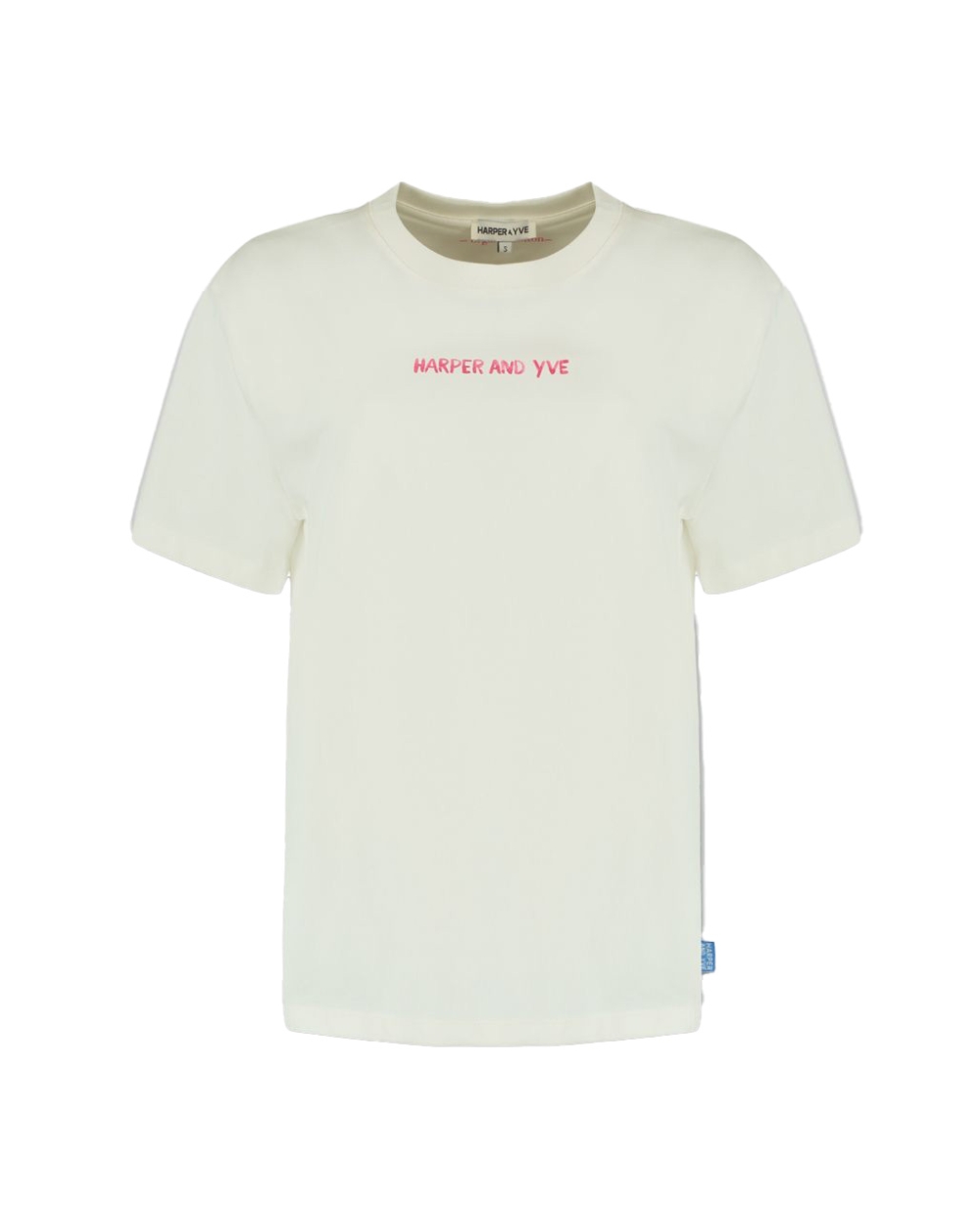 T-SHIRT LOBBI WIT ROZE