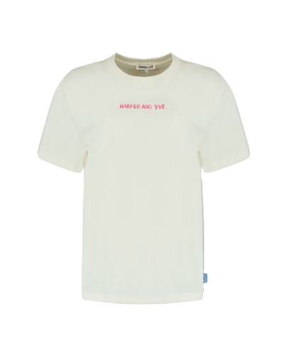 T-SHIRT LOBBI WIT ROZE