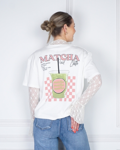 Gossip T-SHIRT LISA MATCHA WIT