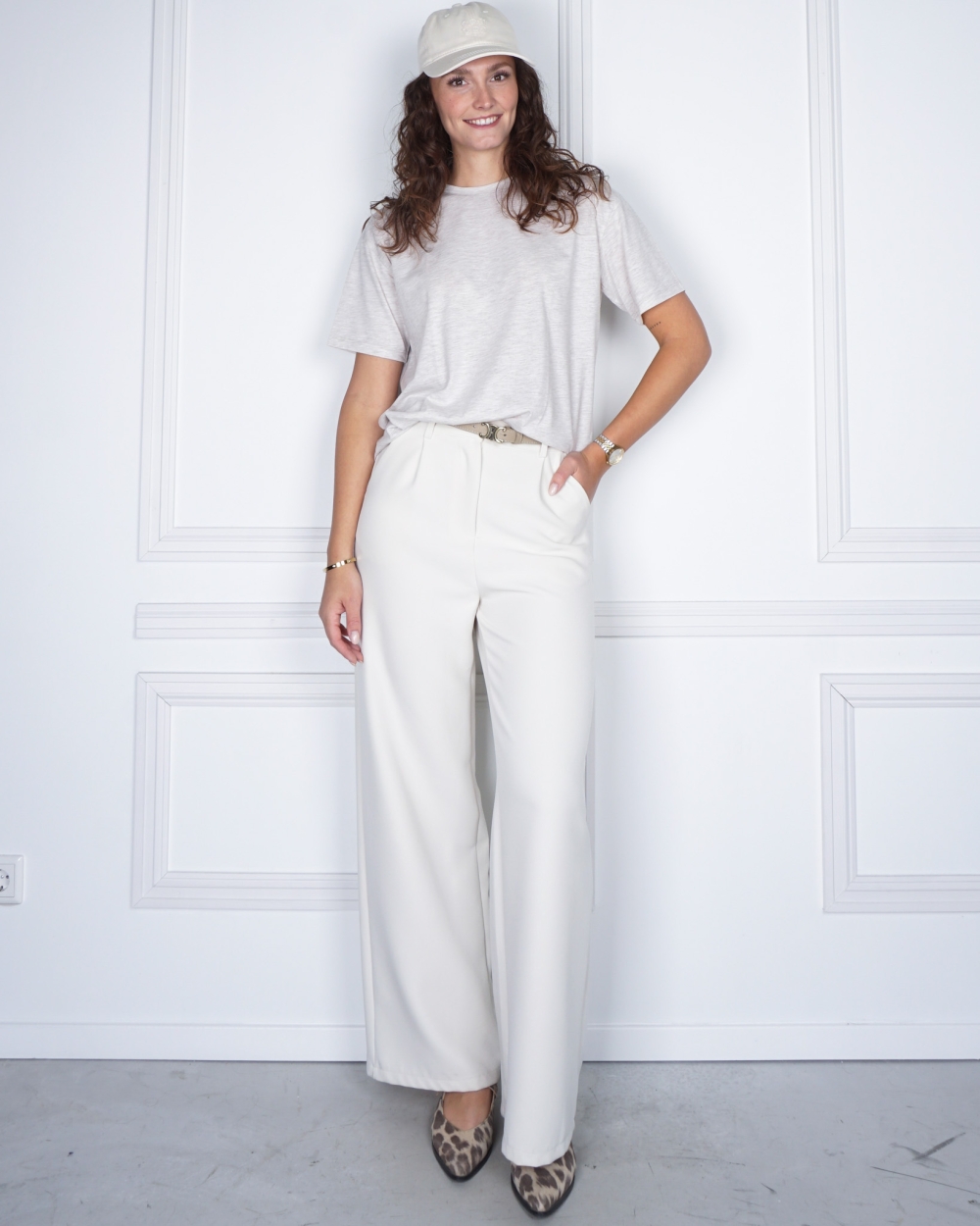 T-SHIRT RUE DES ROSIERS BEIGE