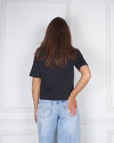 T-SHIRT SILVINA ZWART
