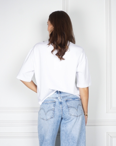 BOXY T-SHIRT LARA WIT