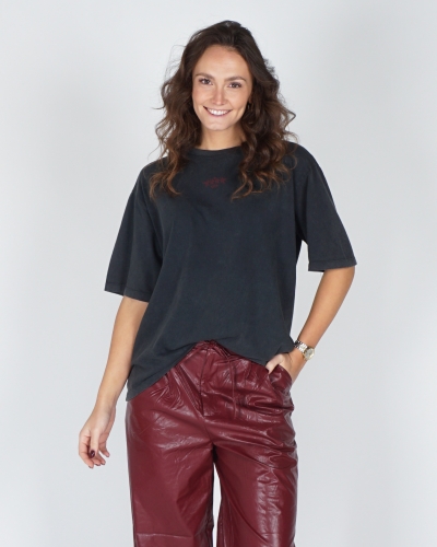 OVERSIZED T-SHIRT MAGGY GRIJS/ROOD