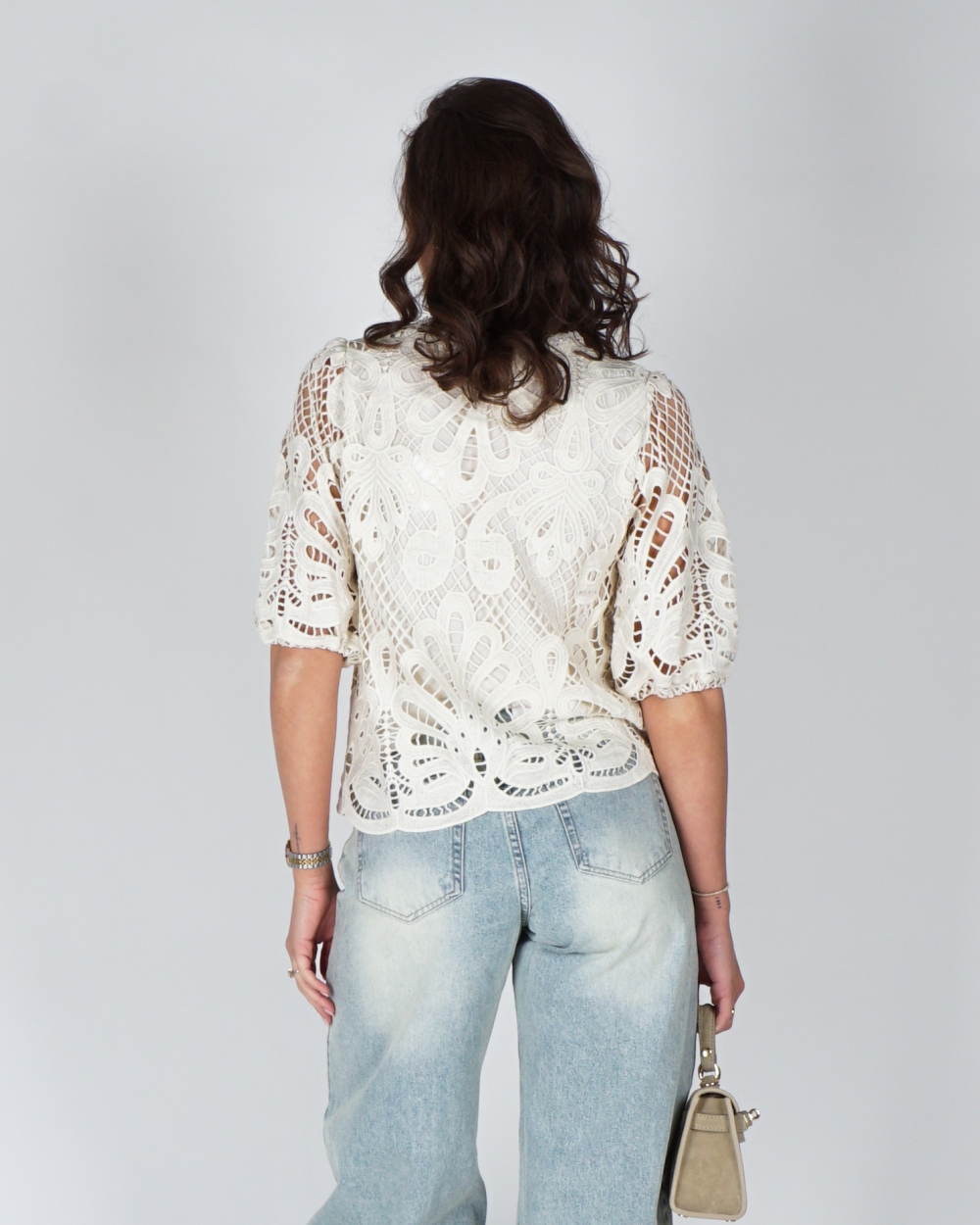 BRODERIE TOP CHANTALLE ECRU