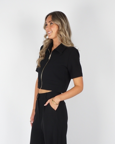 Gossip the Label ESSENTIAL TOP MET RITS ZWART