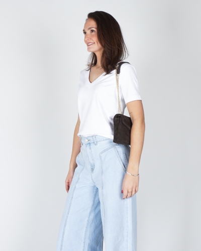 YAYA T-shirt with V-neck 01-719058-N