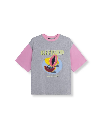 OVERSIZED T-SHIRT LOUI GRIJS