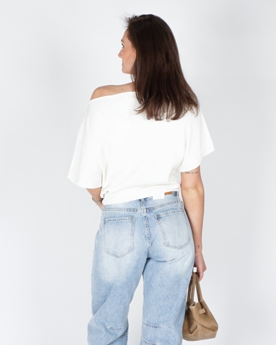 ONESHOULDER TOP TRIJNTJE WIT