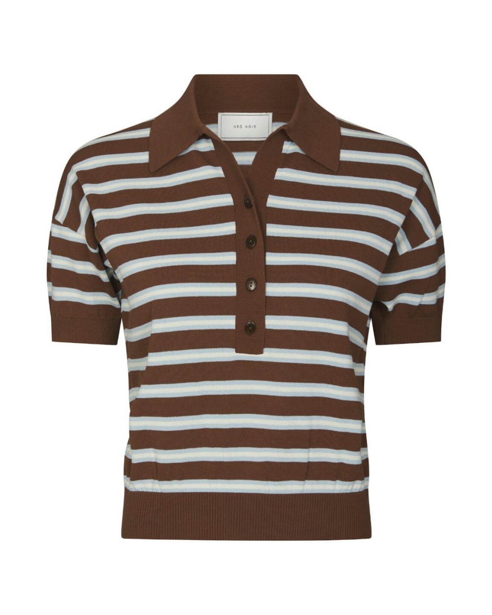 POLO TOP EMIRA DARK BROWN