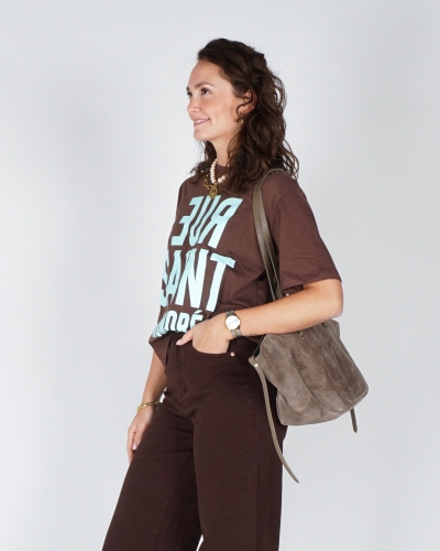 My Jewellery T-SHIRT RUE SAINT HONORE BRUIN/BLAUW