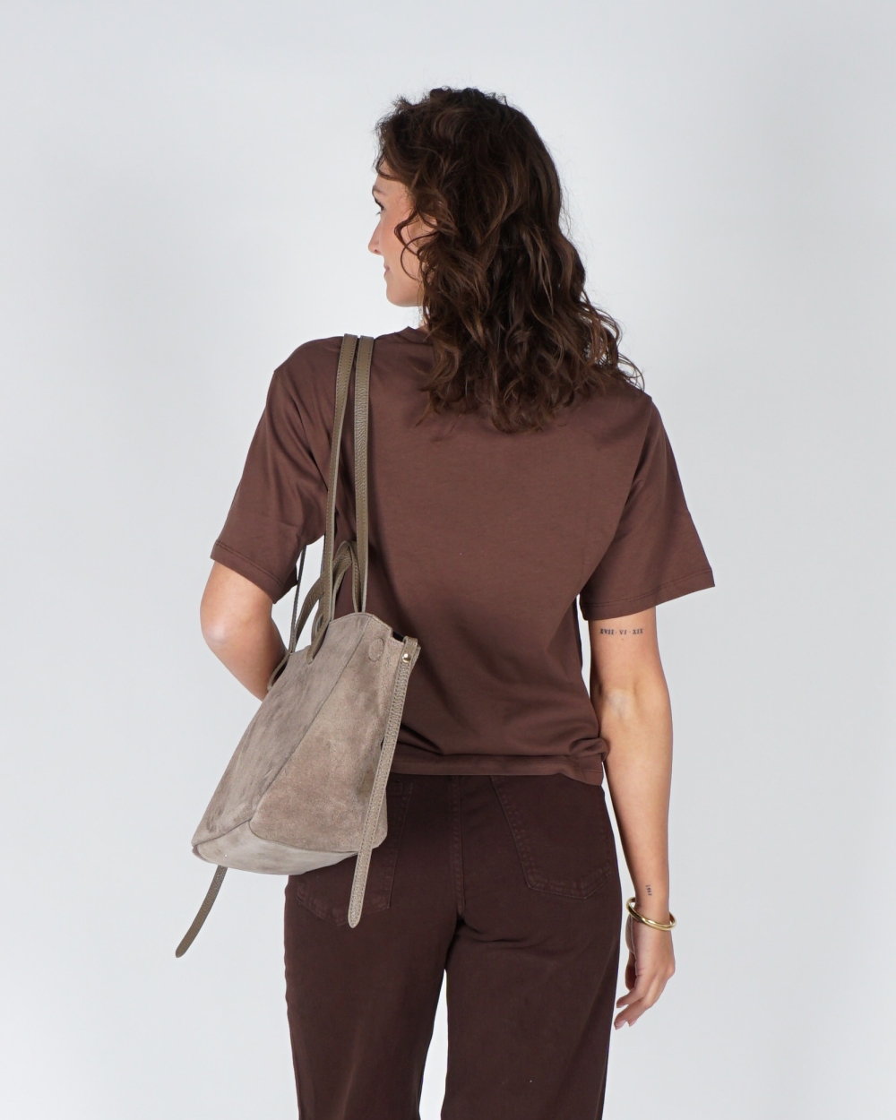 T-SHIRT RUE SAINT HONORE BRUIN/BLAUW