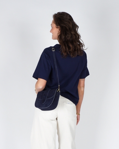 T-SHIRT RUE SAINT HONORE BLAUW/ WIT