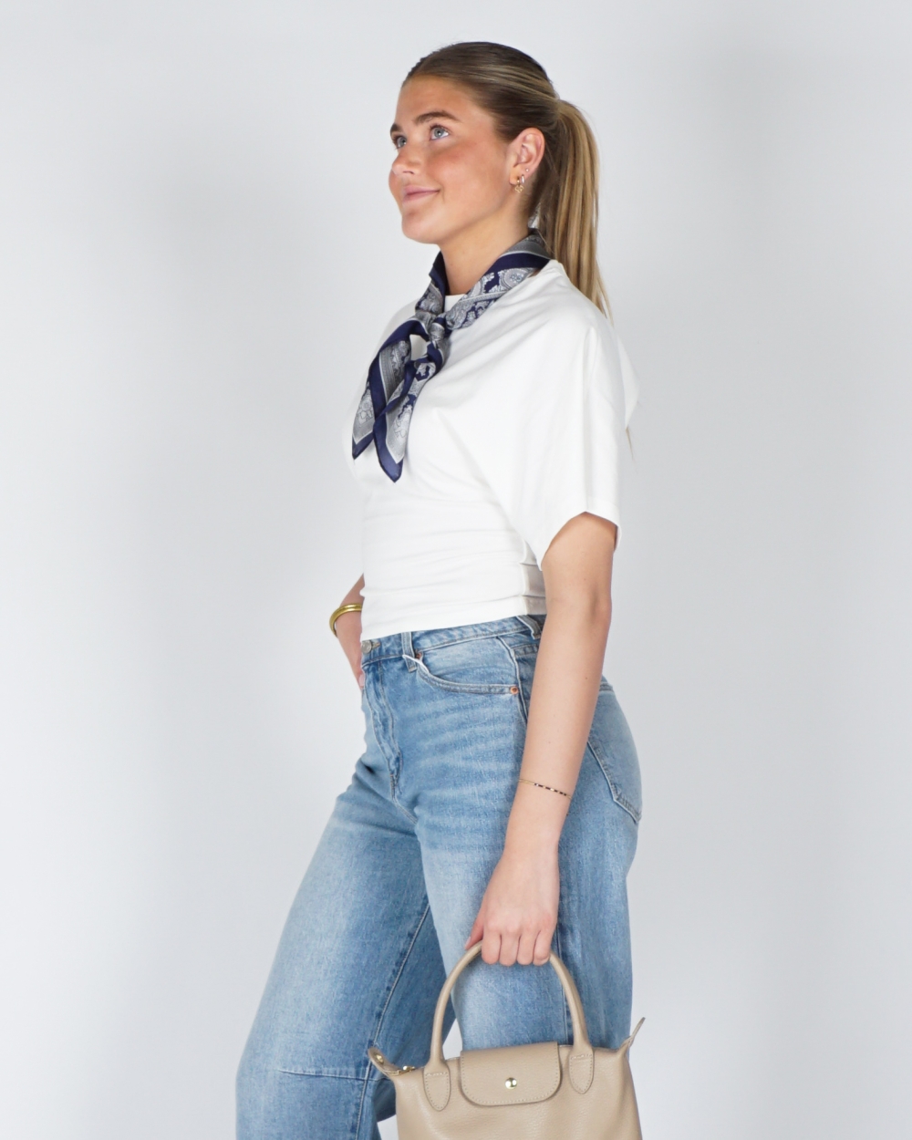 FITTED T-SHIRT WIT